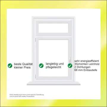 Holz-Basic 1-flügelig mit Oberlicht