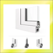 PVC-Basic 2-flügelig mit Oberlicht