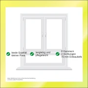 PVC-Basic 2-flügelig mit Unterlicht